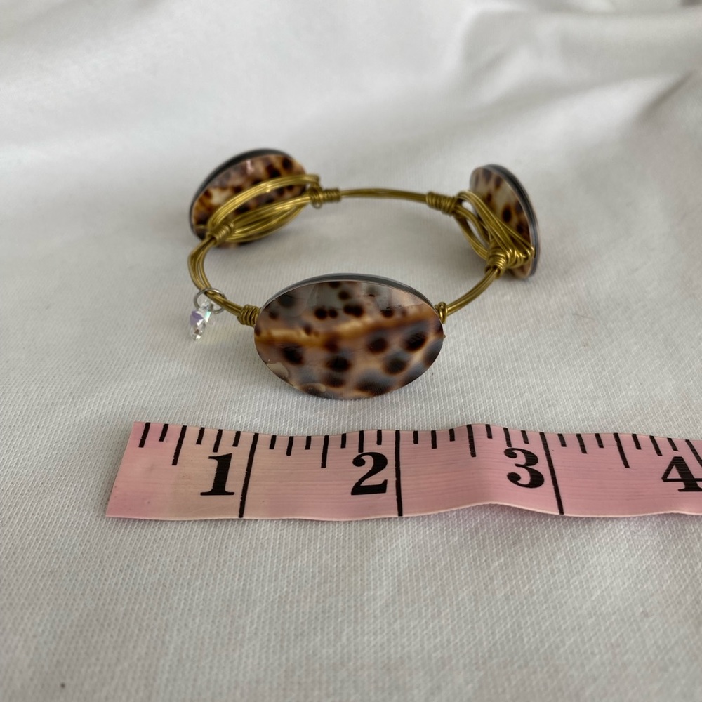 New Handcrafted Tortoise Shell Wire Wrapped Brace… - image 8